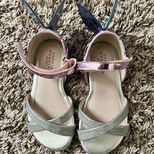 This is a toddler girl Sophia Webster sandals
